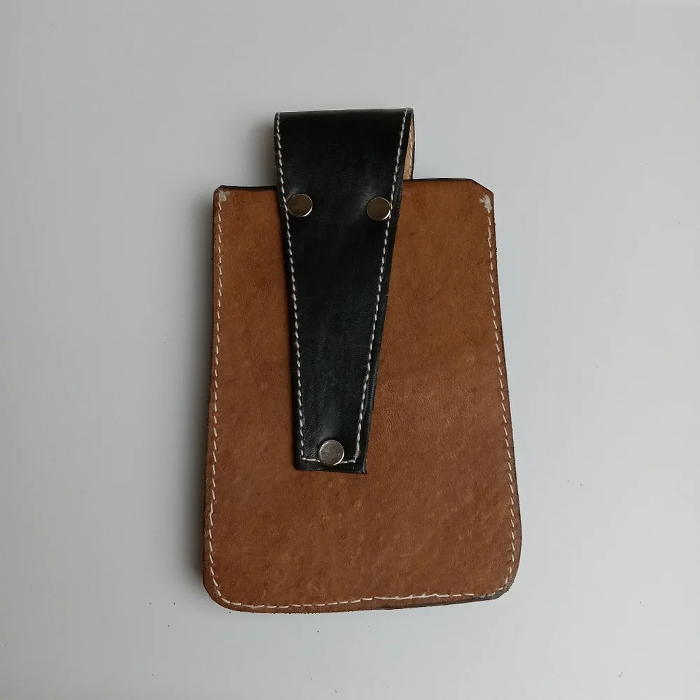 WESTERN LEATHER CELL PHONE CASE, FUNDA VAQUERA DE CUERO COWBOY RODEO PHONE CASE‎